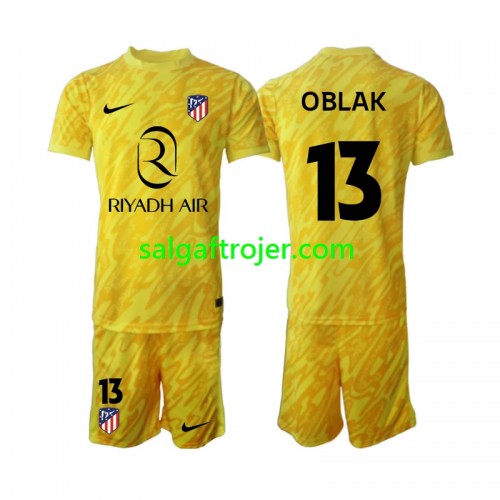 Atlético de Madrid Jan Oblak 13 Fodboldtrøjer Målmand Børn 3. sæt 2024/25 Kort ærmer Atlético de Madrid Jan Oblak 13 Fodboldtrøjer Målmand Børn 3. sæt 2024/25 Kort ærmer